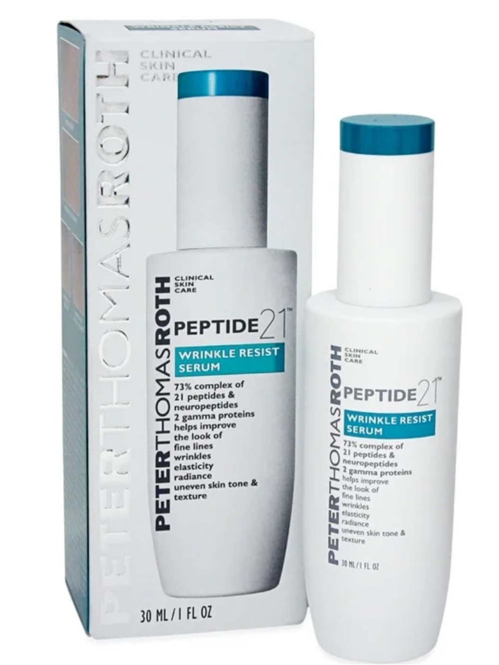PETER THOMAS ROTH PEPTIDE 21 WRINKLE RESIST SERUM Full size 1 oz New in Box